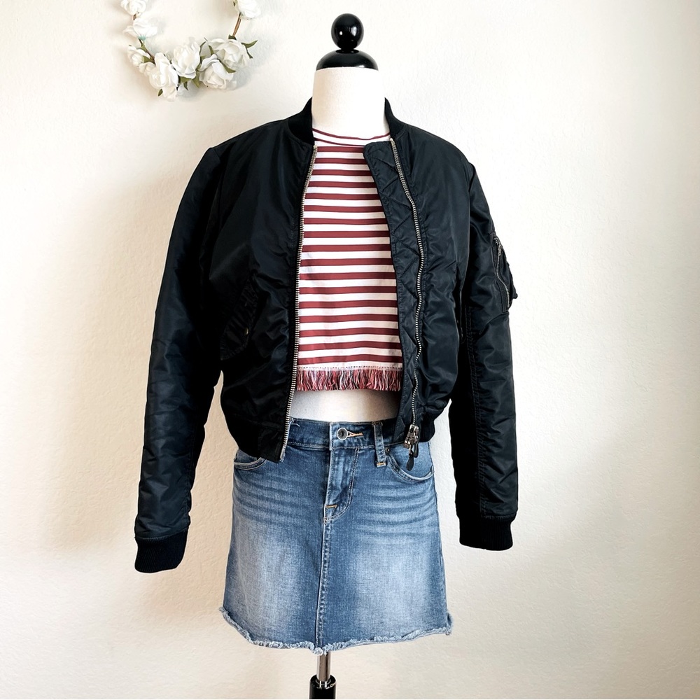 Marc Jacobs Black Bomber Jacket